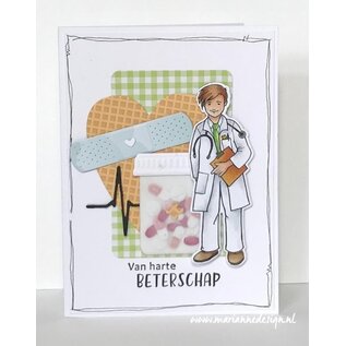 Marianne Design Stansmal & Stempel Hetty’s doctor