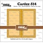 Crealies Stansset Gatefold vierkante kaart 10 x 10 cm