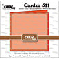 Crealies Stansset Dubbele kaart 10 x 10 cm