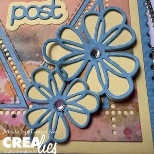 Crealies Stansset Open bloemen 30