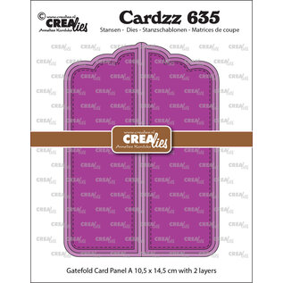 Crealies Stansset Gatefold Card Panel A