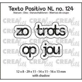 Crealies Tekst stans Zo Trots op Jou