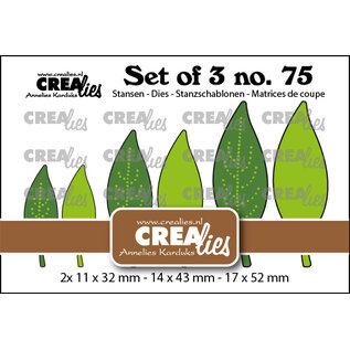 Crealies Stansset Dichte Bladeren 21 met/zonder stippen
