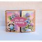 Crealies Stansset Gatefold Notebook card rechthoek