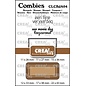 Crealies Stempel/Stans  2 teksten, 1 label & 3  labelstansen