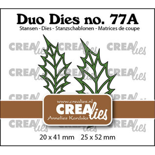Crealies Stansset 77aOpen Hulstblaadjes (spiegelbeeld)