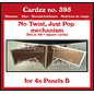 Crealies Stansmal No Twist, Just Pop mechanisme voor 4x B-paneel