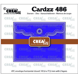 Crealies Stansset ATC Envelop horizontaal  Paneel A