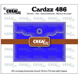 Crealies Stansset ATC Envelop horizontaal  Paneel A