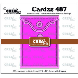 Crealies Stansset ATC Envelop verticaal Paneel C
