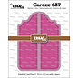Crealies Stansset Gatefold Card Paneel C