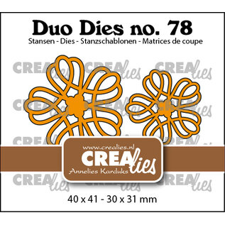 Crealies Stansset Open bloemen 32