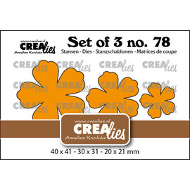 Crealies Stansset Dichte bloemen 32