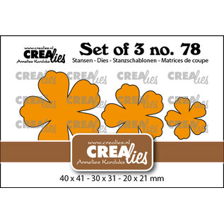 Crealies Stansset Dichte bloemen 32