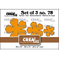 Crealies Stansset Dichte bloemen 32
