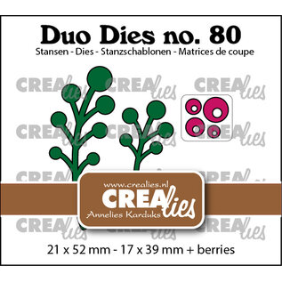 Crealies Stansset Blaadjes 23 Bessentakjes