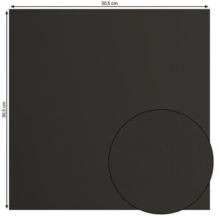 Florence Cardstock Glad Zwart 30,5x30,5cm 216g