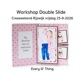 10.15 - 11.00  uur  Vrijdag 25 september '26  Workshop Double Slide