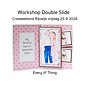 10.15 - 11.00  uur  Vrijdag 25 september '26  Workshop Double Slide