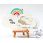 Crealies Stansmal Regenboog