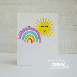 Crealies Stansmal Regenboog