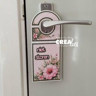 Crealies Stansset Flessen/Deur hanger
