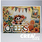 Crealies Tekst stans Cheers