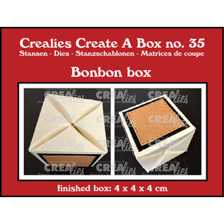 Crealies Stans set Doosje voor één bonbon