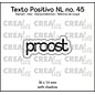 Crealies Tekst stans Proost