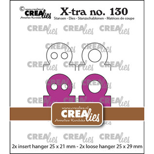 Crealies Stansset Ophangogen (2x losse stans + 2x als invoegstans)