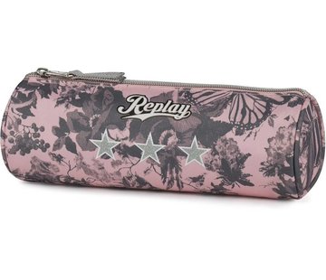 Replay Girls etui - rond roze camo