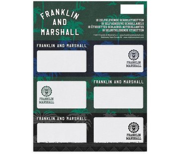 Franklin & Marshall Boys etiketten - groen