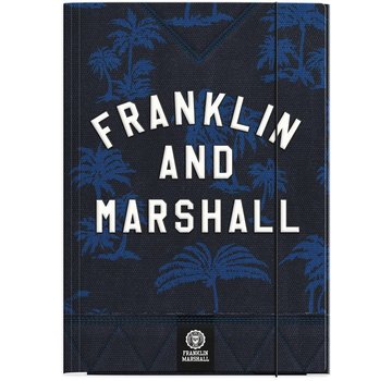 Franklin & Marshall Boy's elastomap A4 - blue