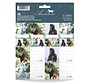 Schooletiketten paard - blauw