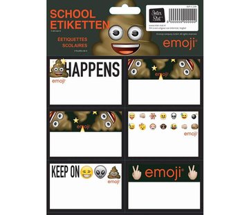 Emoji Etiketten drol