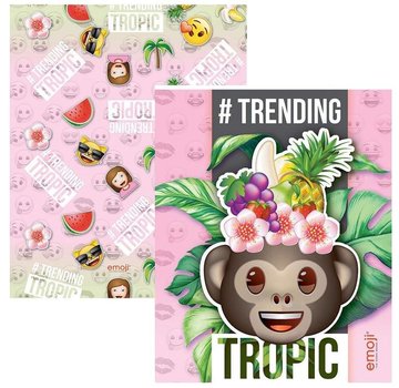 Emoji Girls A5 schriften-  tropic