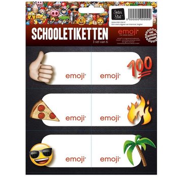 Emoji Etiketten - pizza