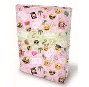 Emoji Rekbaar kaft A4 - tropic 1+1 GRATIS!