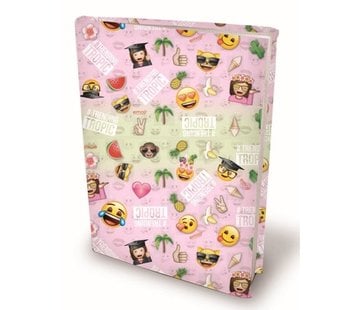 Emoji Rekbaar kaft A4 - tropic 1+1 GRATIS!