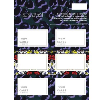 Supertrash Etiketten paars