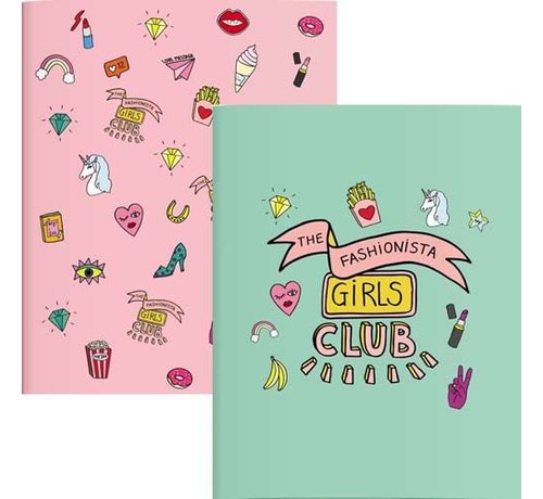 Fashionista A5 lijntjes schriften