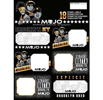 Mojo Boy's etiketten