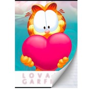 Garfield Girls A4 lijntjes schrift - hart
