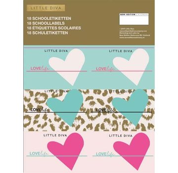 Little Diva Etiketten - groen