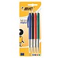 Bic M10 balpennen set -gekleurd 4 stuks