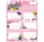 schooletiketten roze