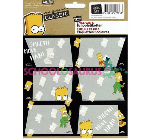 The Simpsons Etiketten