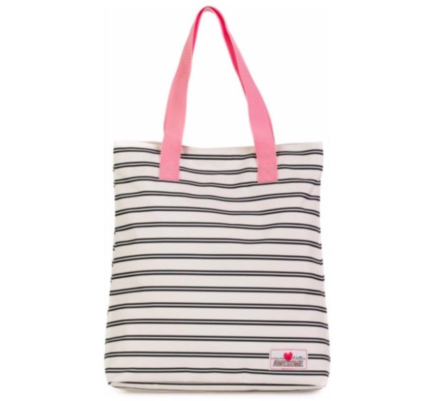 Mermaid shopper - stripes