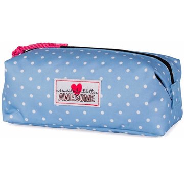 Awesome Mermaid dots etui - rechthoek