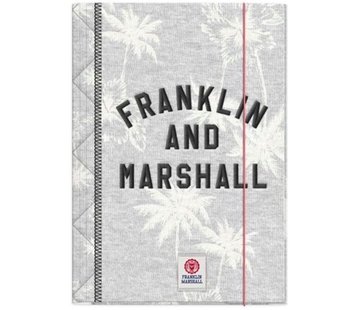 Franklin & Marshall A4 elastomap - grey